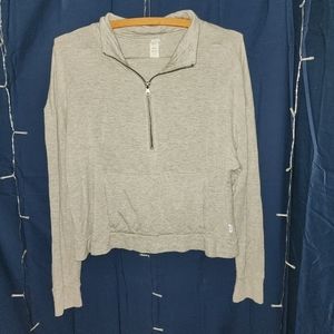 BALANCE 1/4 zip Grey pullover